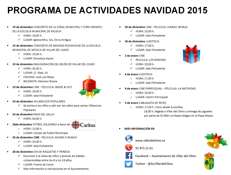 ProgramadeNavidad-VillardelOlmo20152